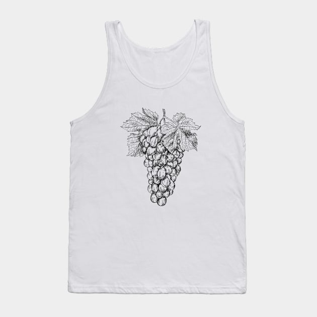 Grapes image Tank Top by rachelsfinelines